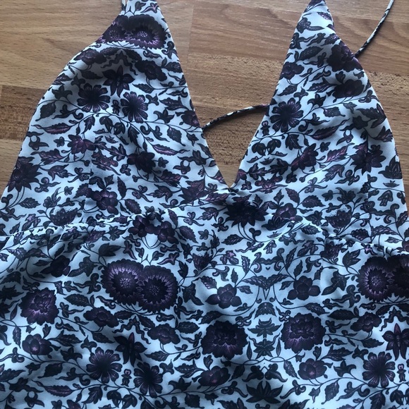 Nordstrom Chelsea28 Floral Tie Tank Blouse - Picture 4 of 8